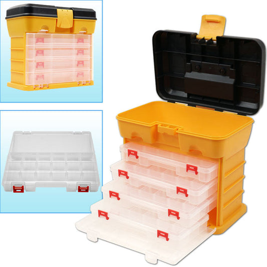 53 Compartment Durable Plastic Storage Tool