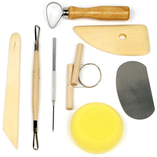 8 Piece Pottery & Clay Modelling Tool Sculp
